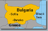 MAP OF BULGARIA